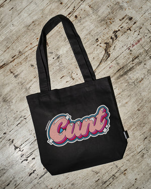 CUNT COTTON CANVAS TOTE BAG
