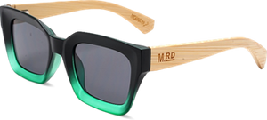 WEEKENDER BLACK GREEN/BLACK GRADIENT SUNGLASSES