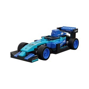 WEICHANG 06 BLUE RACING CAR BRICK PUZZLE