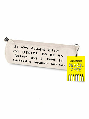 BE AN ARTIST BY DAVID SHRIGLEY PENCIL CASE / MAKEUP CASE