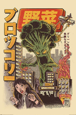BROCCOZILLA GODZILLA POSTER 504