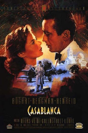 CASABLANCA RETRO MOVIE POSTER MAXI 277