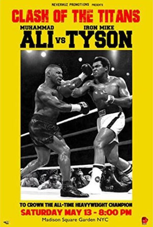 MIKE TYSON MUHAMMAD ALI CLASH OF TITANS MAXI POSTER 512