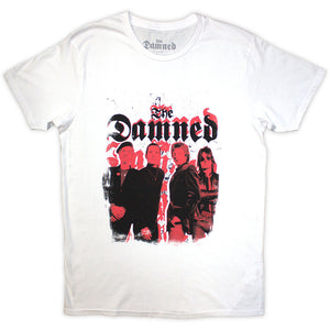 DAMNED REPEAT LOGO WHITE TEE