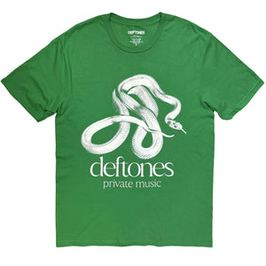 DEFTONES PRIVATE MUSIC TEE GREEN