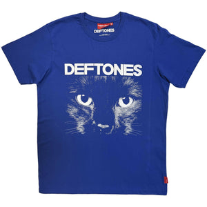 DEFTONES CAT TSHIRT SPHYNX BLUE