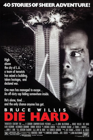DIE HARD RETRO MOVIE POSTER MAXI SIZE 206