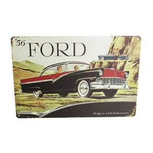 CLASSIC FORD 56 RETRO ART TIN SIGN