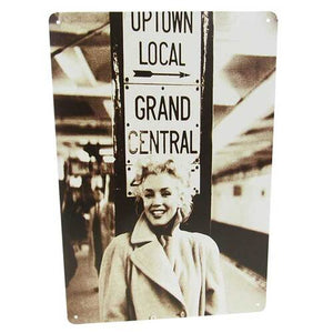 MARILYN MONROE RETRO ART TIN SIGN