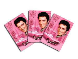 ELVIS PLAYING CARDS PINK CADILLAC