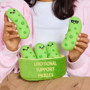 EMOTIONAL SUPPORT PICKLES DELUXE PLUSHIE