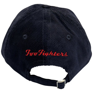 FOO FIGHTERS CORDUROY BASEBALL CAP BLUE