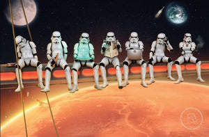 STORMTROOPERS ON GIRDER POSTER STAR WARS 558
