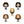 AEROSMITH BAND FUNKO POP FIGURINES SET