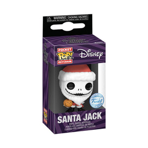 SANTA JACK SKELLINGTON POCKET POP KEYRING