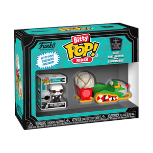 JACK AND SNOWMOBILE NIGHTMARE BEFORE CHRISTMAS BITTY POP VINYL FIGURINE