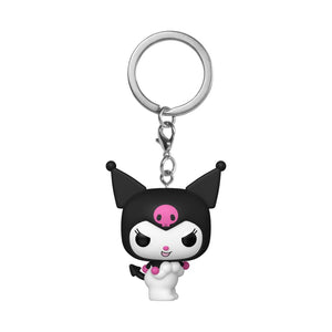 KUROMI HELLO KITTY POCKET POP KEYRING BLACK