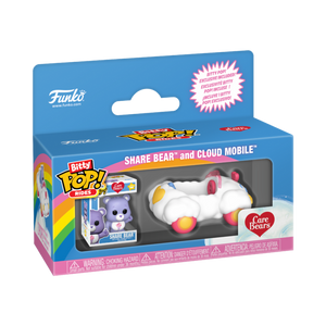 CARE BEARS BITTY POP CLOUD CAR FIGURINE