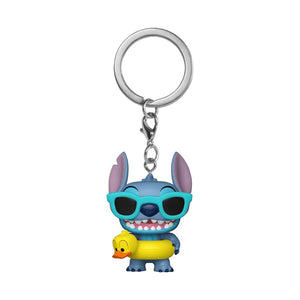 STITCH RUBBER DUCK POCKET POP KEYCHAIN