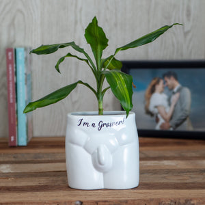 I'M A GROWER MINI POT PLANTER MENS BOTTOM