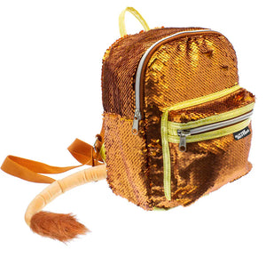 MINI LION BACKPACK SEQUINS