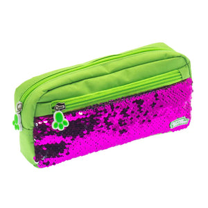 SEQUIN PENCIL CASE PINK