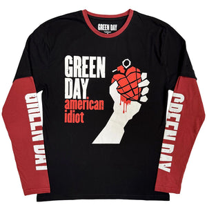 GREEN DAY LAYERED LONGSLEEVED TEE