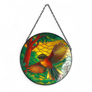 FANTAIL GLASS SUNCATCHER 25CM