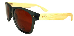 GREY PLAIN ARM BROWN LENS SUNGLASSES