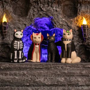 GOTH CATS DELUXE FIGURINES SINGLES