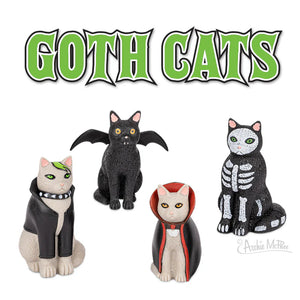 GOTH CATS DELUXE FIGURINES SINGLES