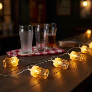 BEER MUG STRING LIGHTS