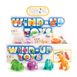 WIND UP DINOSAURS ROAMING ASSORTED