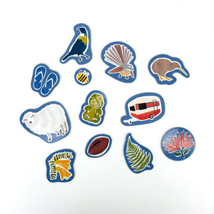 NZ ICONS MAGNET SET