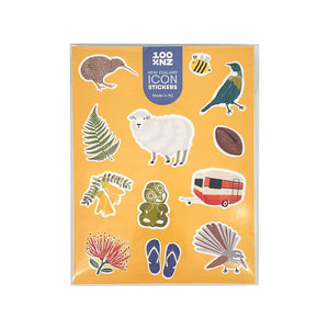 NZ ICONS STICKER SET