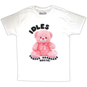 IDLES PROPER HARDCORE WHITE TEE