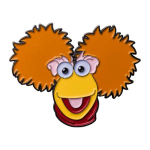 FRAGGLE ROCK RED ENAMEL BADGE
