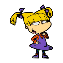 RUGRATS ANGELICA ENAMEL BADGE