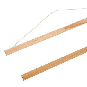 WOODEN ART PRINT HANGER A2 (PORTRAIT) 44CM  (OK FOR TEA TOWELS TOO!)