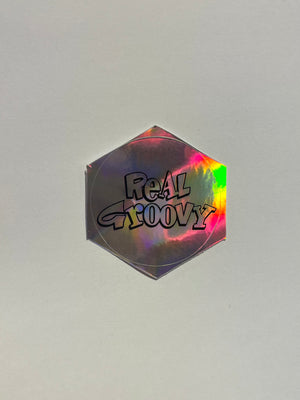 REAL GROOVY STICKER HOLOGRAPHIC