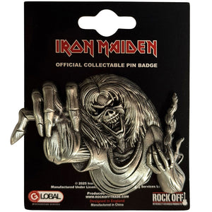 IRON MAIDEN 3D METAL BADGE NUMBER OF THE BEAST