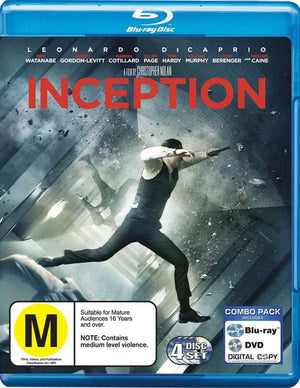 INCEPTION (BLU-RAY/DVD/DIGITAL COPY) (4DVD)