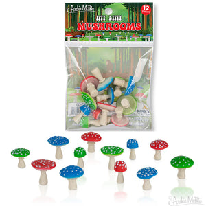 ITTY BITTY MUSHROOMS FIGURINES 12PACK POT PLANT PALS