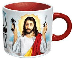 JESUS SHAVES MUG