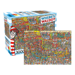 WHERES WALDO PUZZLE 3000 PIECES WHERES WALLY