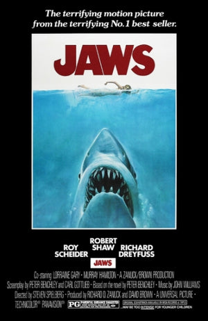 JAWS MINI POSTER 28X 44CM BAGGED PRINT