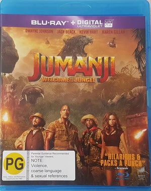JUMANJI - WELCOME TO THE JUNGLE (BLURAY)