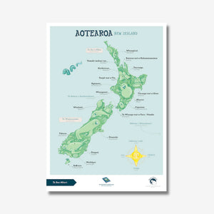 NEW ZEALAND - TE REO MAORI POSTER A3 SIZE 206