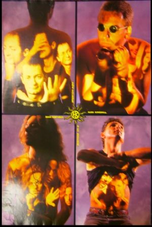 HOODOO GURUS RETRO BAND POSTER OVERSIZE 1991 269  RARE