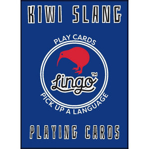KIWI SLANG PLAYING CARDS